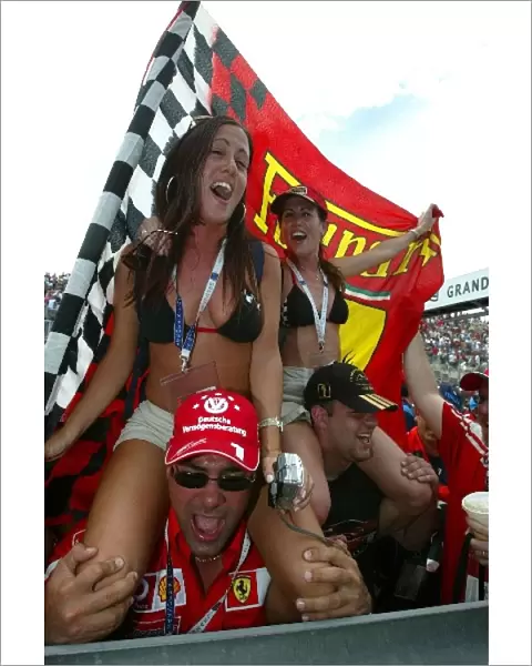 Formula One World Championship: Ferrari fans celebrate victory