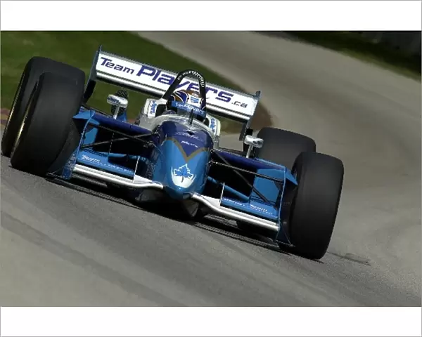 Patrick Carpentier, (CAN), Ford-Cosworth  /  Lola, during practice for the Motorola 220 at Road America