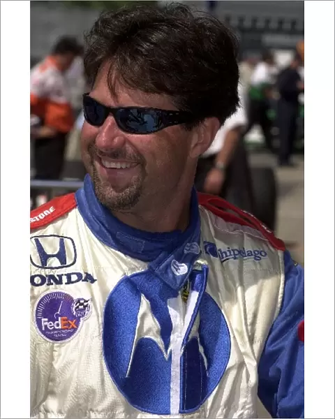 Michael Andretti before qualifying for the Molson Indy Montreal. Circuit Gilles Villeneuve