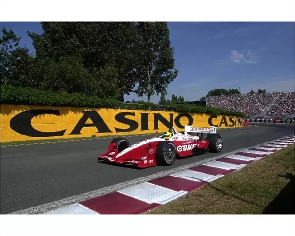 Bruno Junqeira, (BRA), Toyota  /  Lola, was third fastest after second round qualifying for the Molson Indy Montreal. Circuit Gilles Villeneuve, Montreal, Quebec, Can. 24