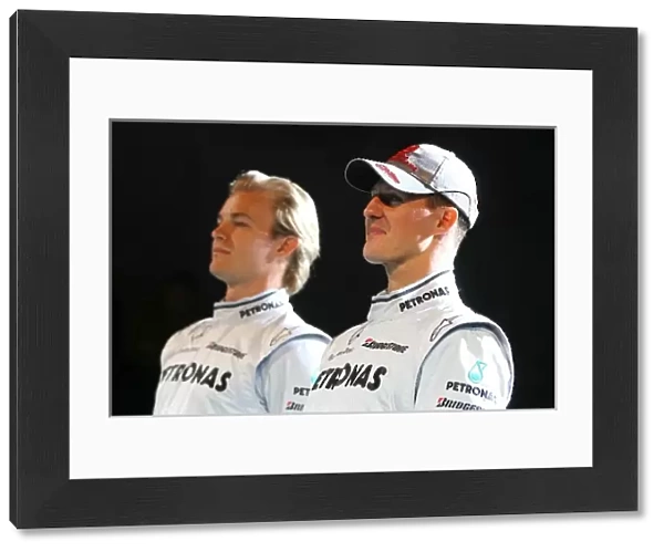 Formula One World Championship: Nico Rosberg Mercedes GP and Michael Schumacher Mercedes GP