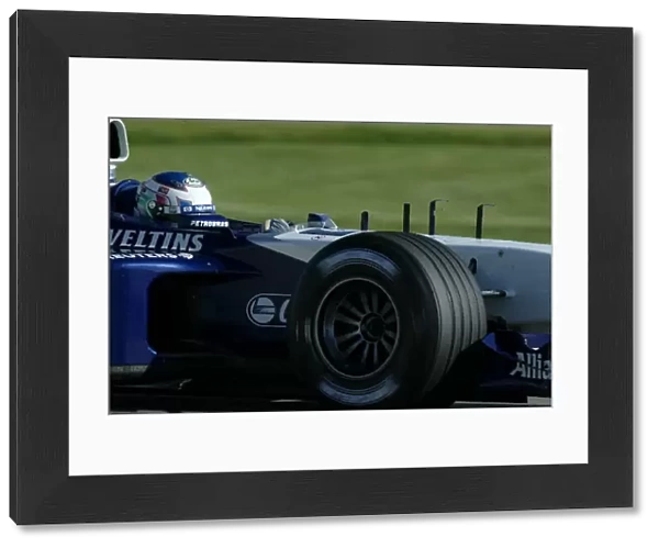 Formula One Testing: Giorgio Pantano tests the Williams