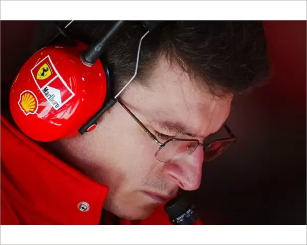Formula One World Championship: Chris Dyer Ferrari Race Engineer