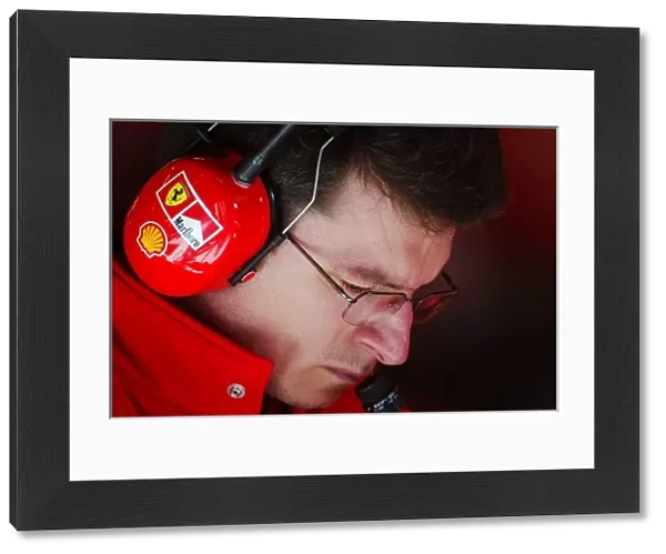 Formula One World Championship: Chris Dyer Ferrari Race Engineer