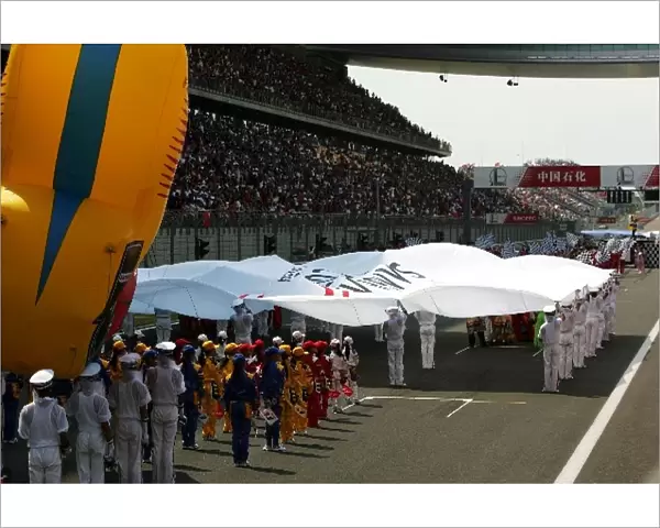 Formula One World Championship: The very impressive display before the start of the race