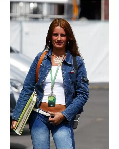 Formula One World Championship: A woman in the paddock