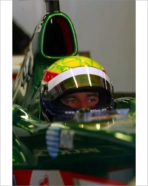 Formula One Testing: Mark Webber tests the Jaguar R3