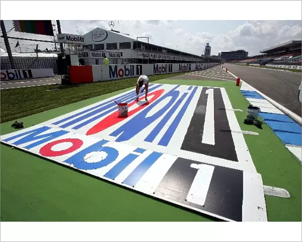 Formula One World Championship: Mobil circuit branding is completed