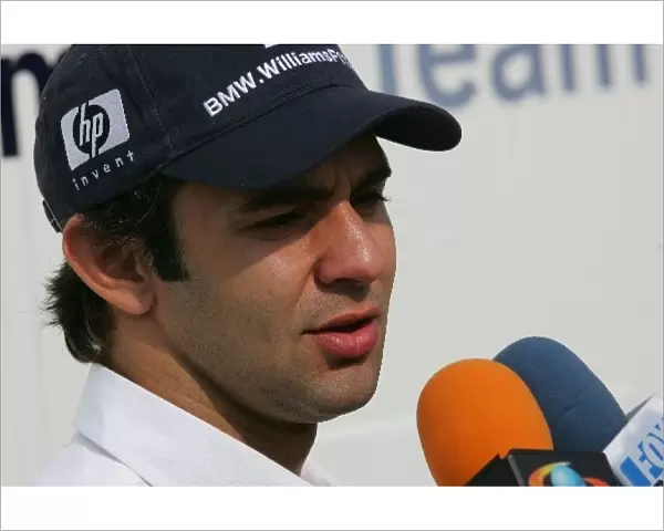 Formula One World Championship: Antonio Pizzonia Williams talks to the media