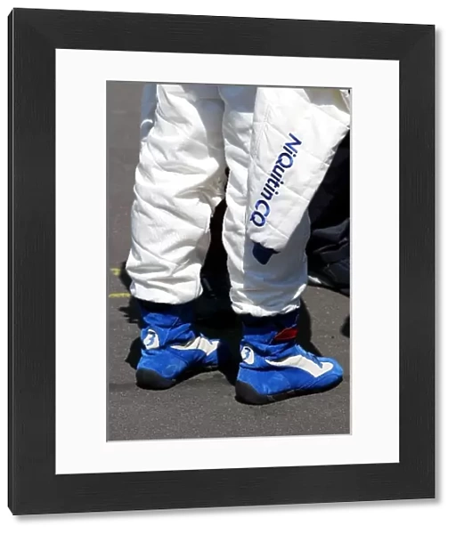 Formula One World Championship: The boots of Juan Pablo Montoya Williams BMW
