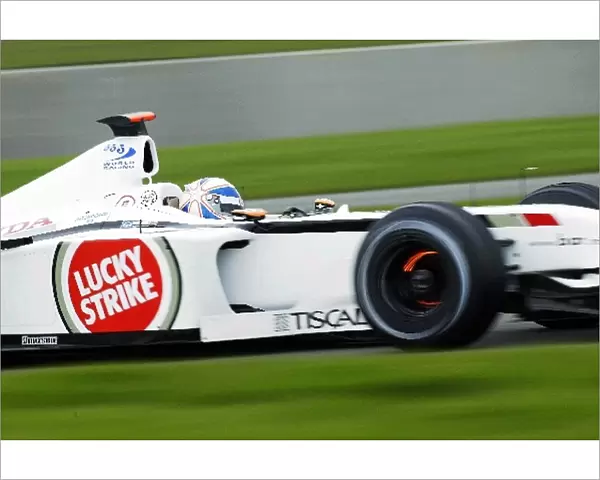 Formula One World Championship: Test driver Anthony Davidson in last years BAR003 performed test duties in between the long haul races