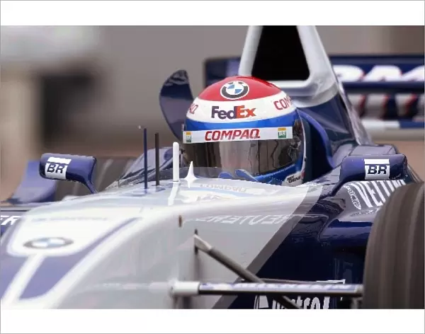 Formula One World Championship: Test driver Marc Gene in last year├òs Williams FW22 performed test duties in between the long haul races