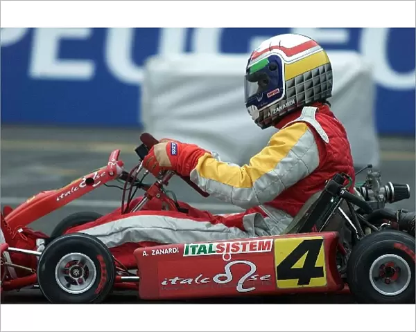 Bologna Motorshow: Alex Zanardi took part in the Karting race