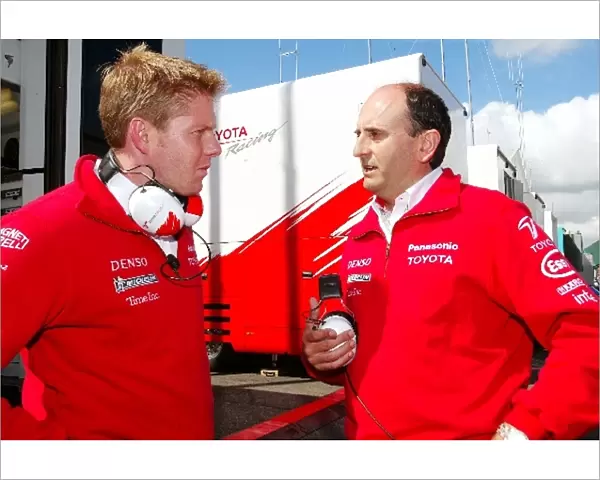 Formula One World Championship: A Toyota Mechanic with Luca Marmorini Toyota Engine Engineer