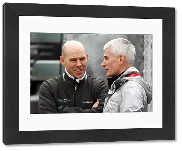 Formula One World Championship: Jock Clear Mercedes GP Senior Race Engineer with Geoff Willis