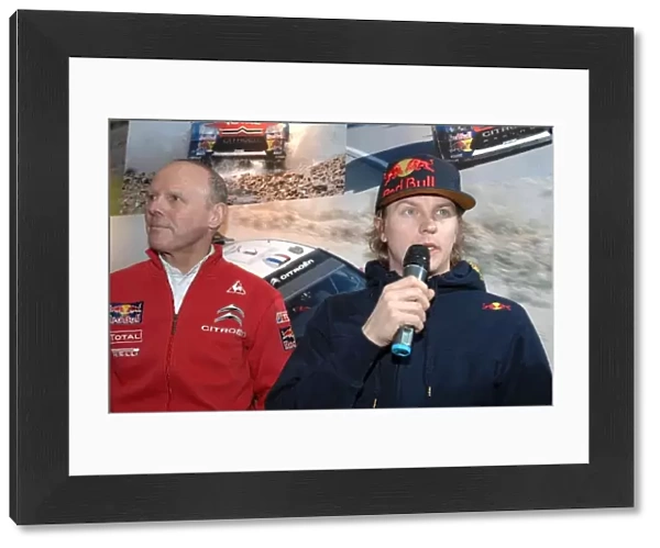 FIA World Rally Championship: Kimi Raikkonen, Citroen, in the Wednesday press conference