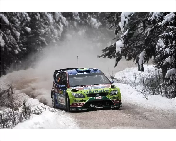 FIA World Rally Championship: Jari-Matti Latvala, Ford Focus WRC, on the shakedown stage