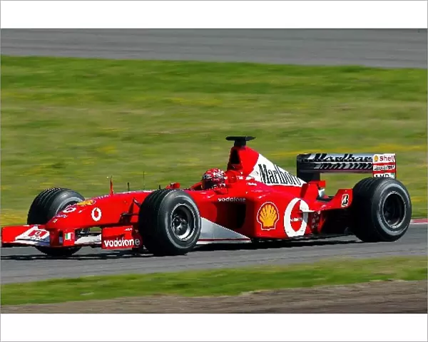 Formula One Testing: Michael Schumacher tests the new Ferrari F2002