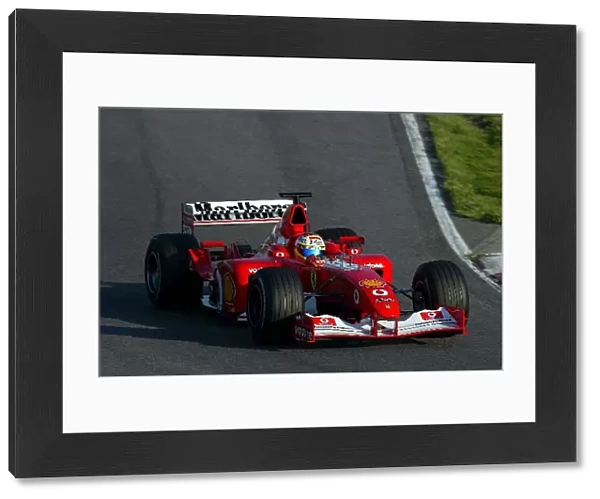 Formula One Testing: Luca Badoer tests the new Ferrari F2002