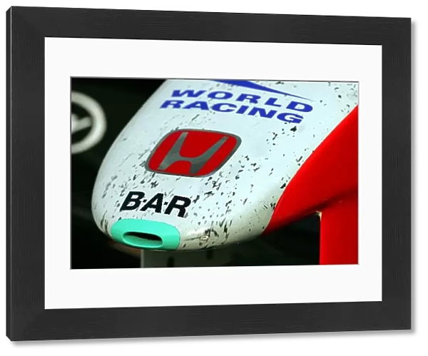Formula One World Championship: BAR Honda 006 nose of Anthony Davidson BAR Honda 006