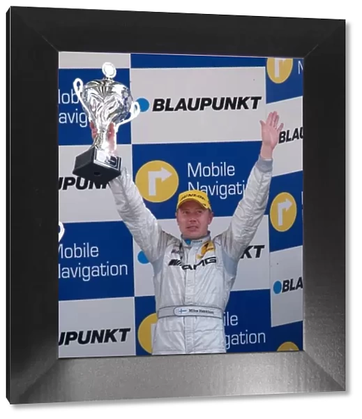DTM. Mika Hakkinen (FIN) AMG-Mercedes, finished third.