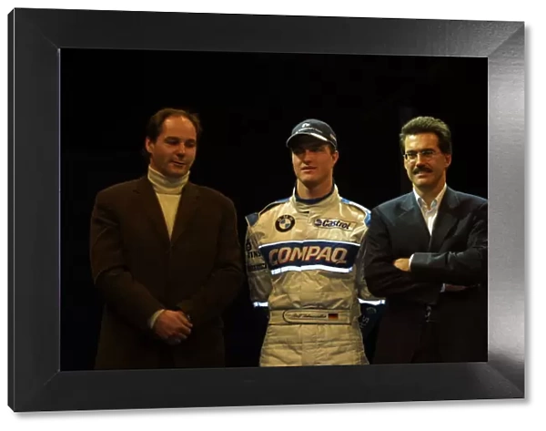 2002 BMW Williams F1 Launch Gerhard Berger, Ralf Schumacher