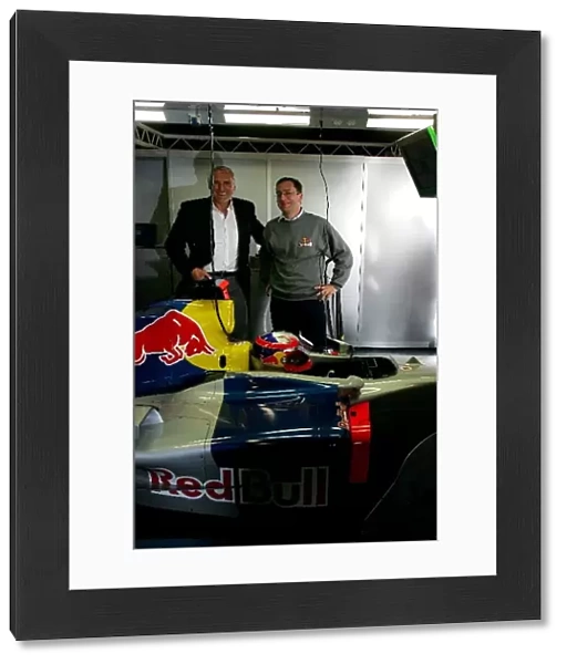 Formula One Testing: Dietrich Mateschitz CEO and Founder of Red Bull with Tony Purnell and Vitantonio Liuzzi Red Bull Racing