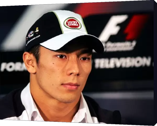 Formula One World Championship: Takuma Sato BAR in the FIA Press Conference