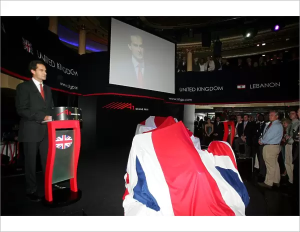 A1 Grand Prix Launch: Brian Menell partner of A1 Grand Prix and a high profile South African businessman