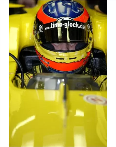 Formula One Testing: Timo Glock got a second day of testing in the Jordan Ford EJ13