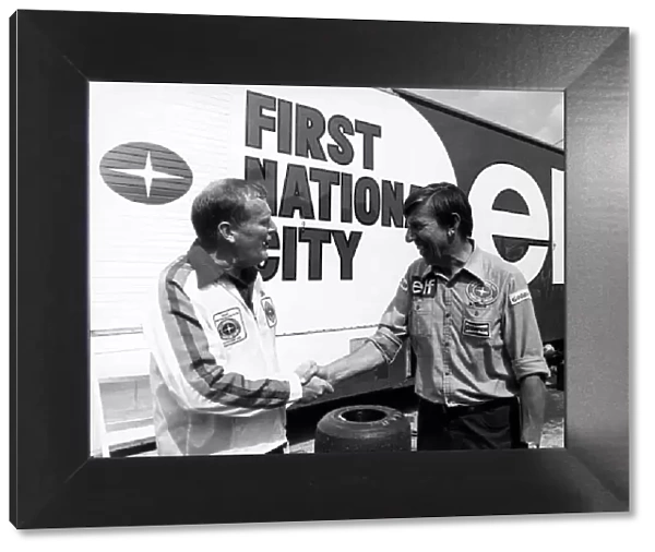 1977 Formula One Championship. Ken Tyrrell meets Fred A
