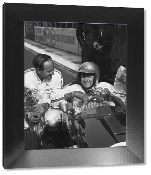 1966 Pau Grand Prix. Pau, France. 17th April 1966. Jack Brabham, Brabham BT18-Honda