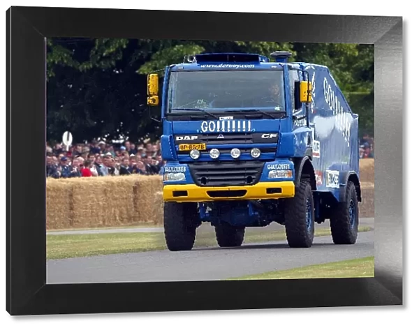 Goodwood Festival of Speed: Jan de Rooy in the DAF CF75 Paris Dakar truck