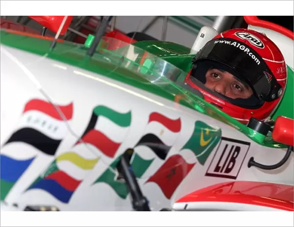 A1 Grand Prix: Flags of middle east countries on the car of Kalil Beschir A1 Team Lebanon