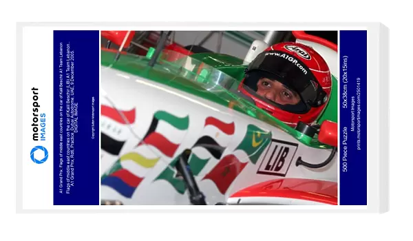 A1 Grand Prix: Flags of middle east countries on the car of Kalil Beschir A1 Team Lebanon