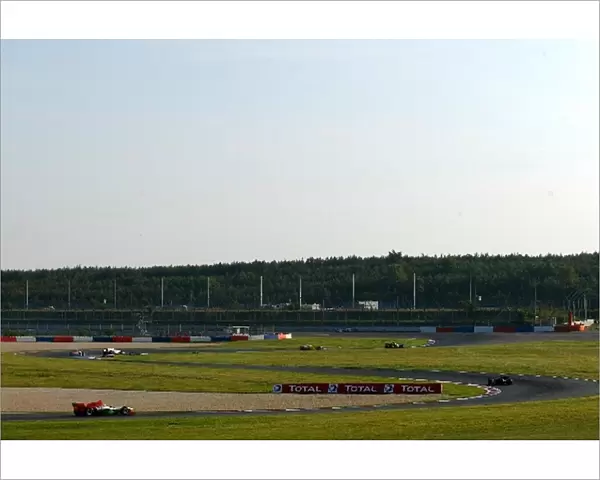 A1 Grand Prix: A1GP action at the EuroSpeedway Lausitz