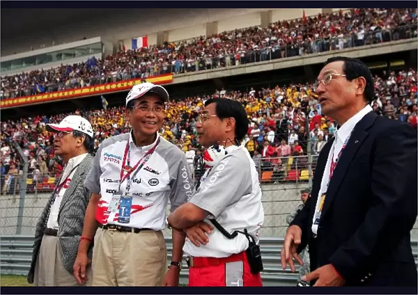 Formula One World Championship: Yoshimi Inaba Toyota Executive Vice President on the grid