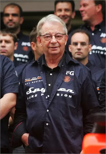 Formula One World Championship: Fred Mulder Spyker at the Spyker MF1 Racing team photograph
