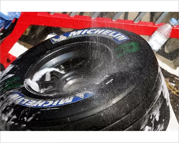 Formula One World Championship: Michelin tyre washing