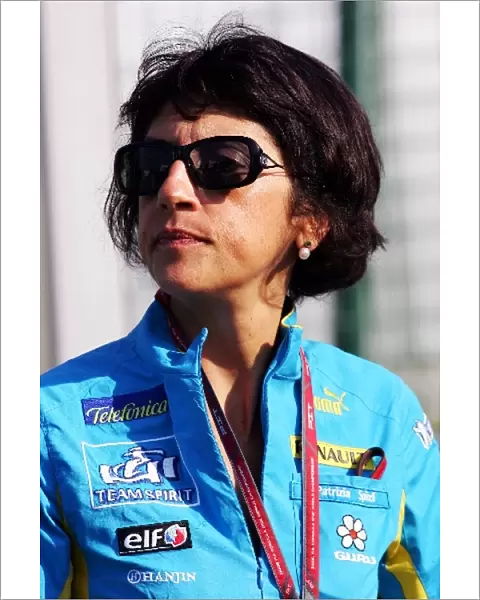 Formula One World Championship: Patrizia Spinelli Renault Communications Manager