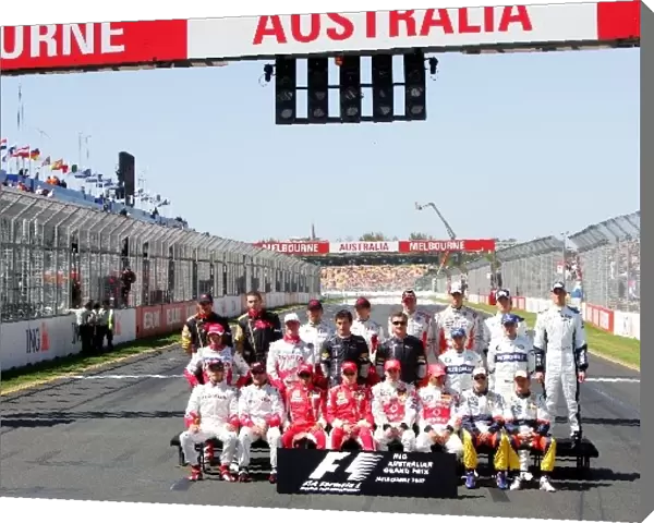 Formula One World Championship: The drivers group photo