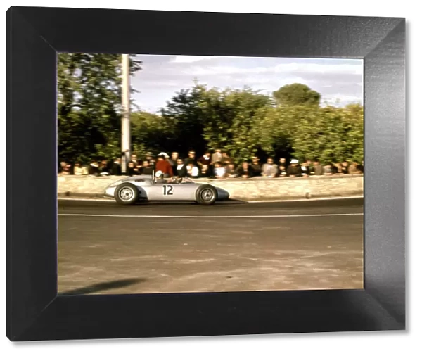 Jo Bonnier, Porsche Syracuse Grand Prix, 1961 Photo: LAT Ref: 3  /  0219