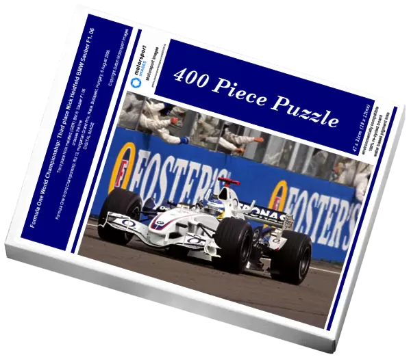 Formula One World Championship: Third place Nick Heidfeld BMW Sauber F1. 06