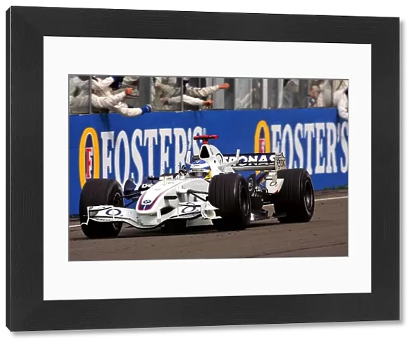Formula One World Championship: Third place Nick Heidfeld BMW Sauber F1. 06