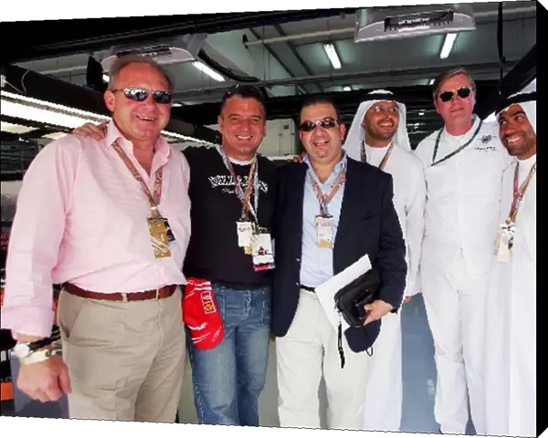 Formula One World Championship: Ronald Barrott, CEO Aldar Properties; Paul Crosetta, Senior Development Manager Aldar; Ousama Ghannoum, Director