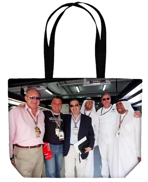 Formula One World Championship: Ronald Barrott, CEO Aldar Properties; Paul Crosetta, Senior Development Manager Aldar; Ousama Ghannoum, Director