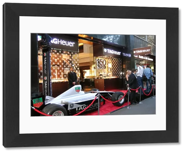 Formula One World Championship: The TAG Heuer flagship boutique in Melbourne