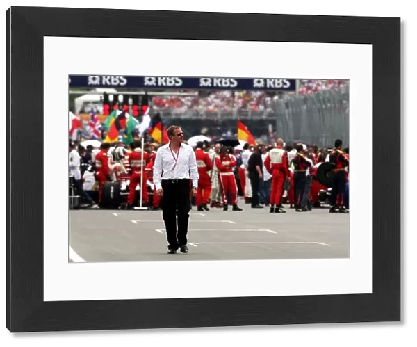 Formula One World Championship: Martin Brundle on the grid