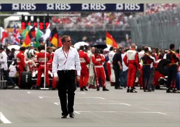 Formula One World Championship: Martin Brundle on the grid