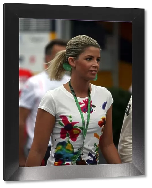 Formula One World Championship: Isabell Reis, girlfriend of Timo Glock Toyota